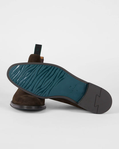 Paul Smith Augustus Mens Suede Boots - 69 Dark Brown