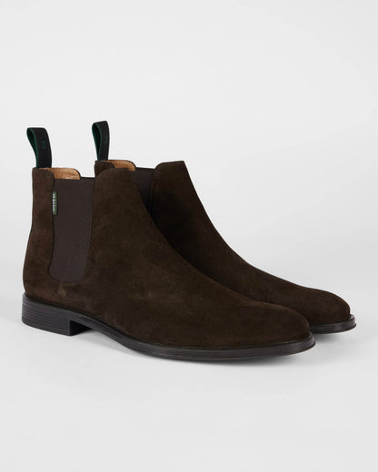 Paul Smith Augustus Mens Suede Boots - 69 Dark Brown