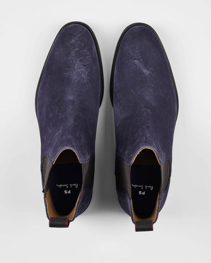 Paul Smith Augustus Mens Suede Boots - 49 Very Dark Navy