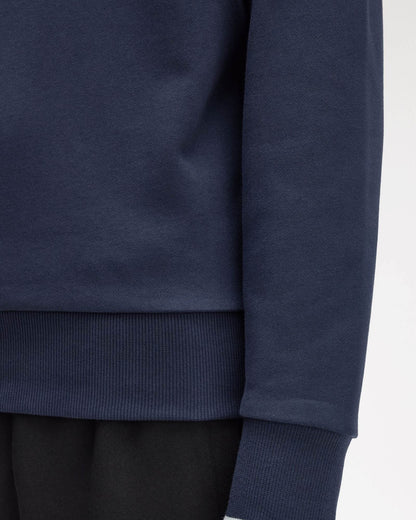 Fred Perry Mens Half Zip Sweatshirt - Dark Airforce/Light Ice/Bayleaf Z47