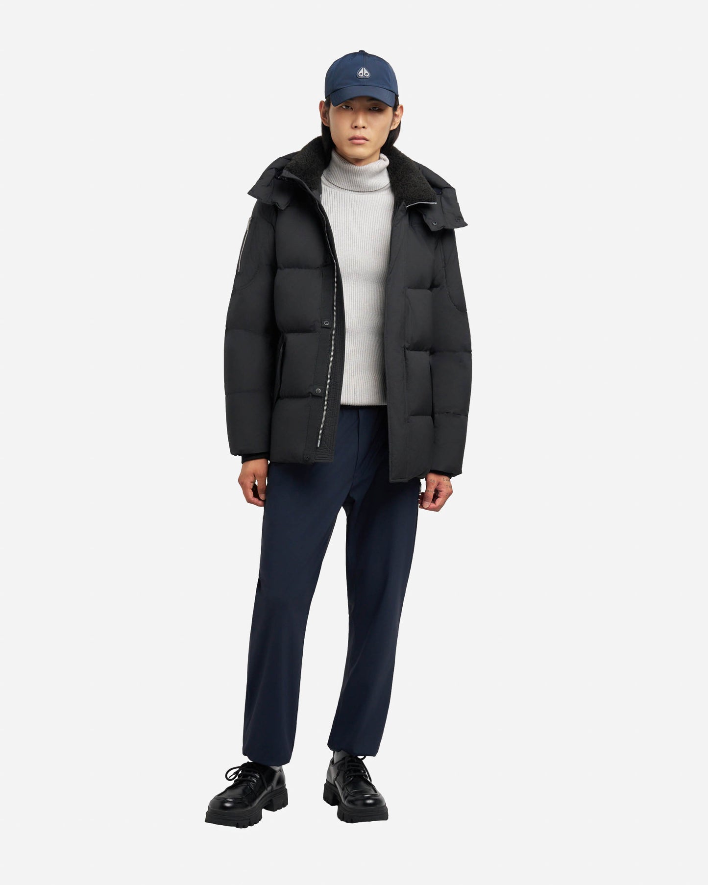 Moose Knuckles Everest 3Q Mens Puffer Jacket - Black 292