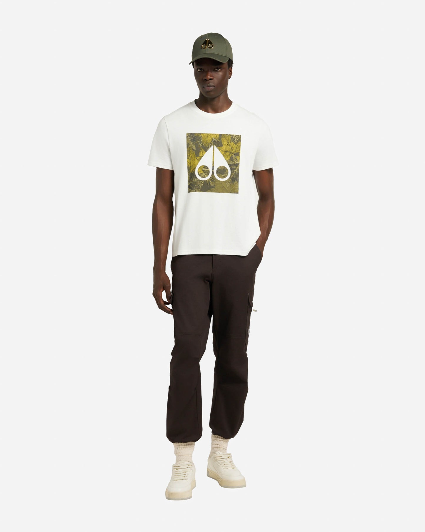 Moose Knuckles Hemlock Mens T-Shirt - White 160