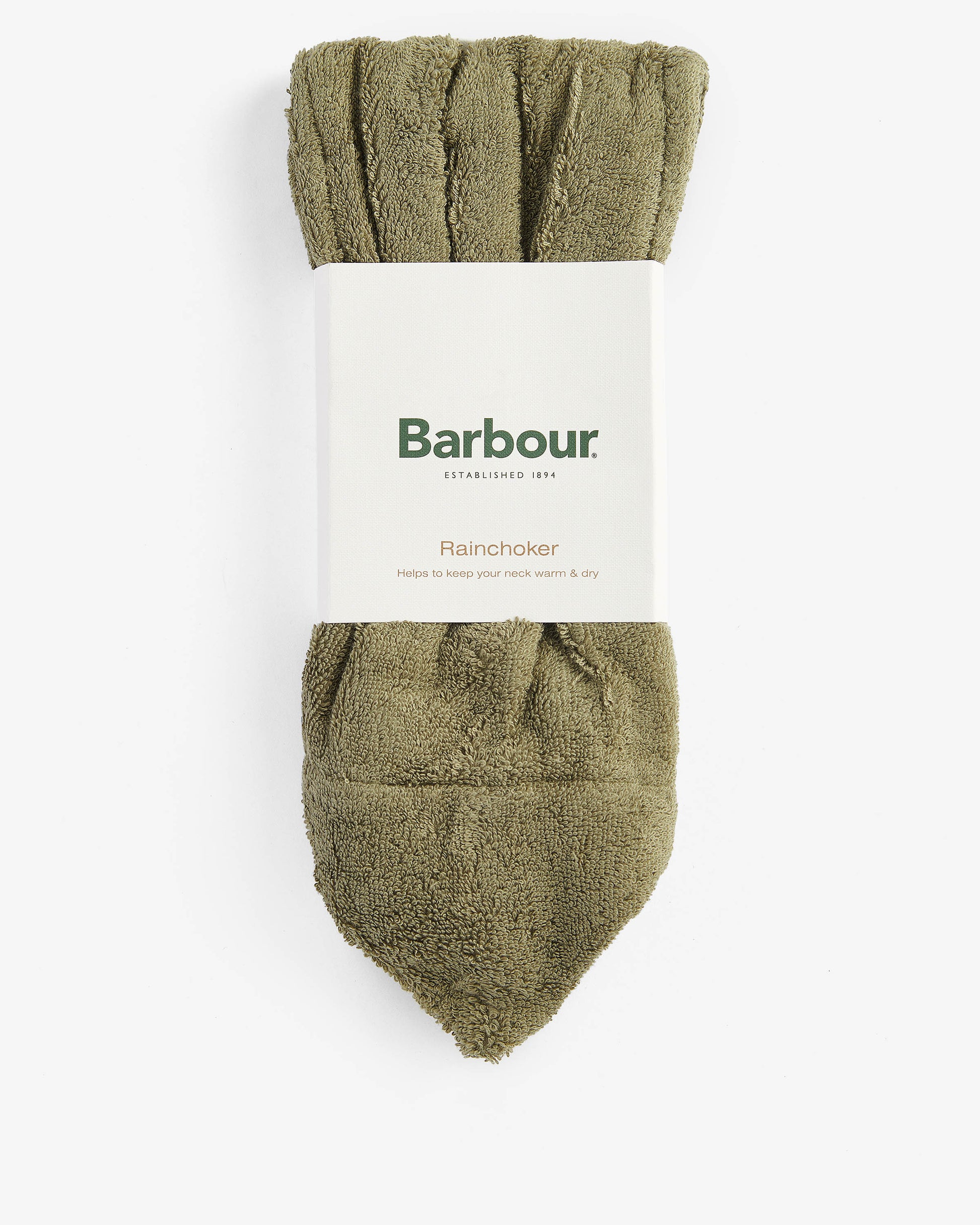 Barbour Dog Rainchoker - Olive | CHO | Designer Pet Accessories