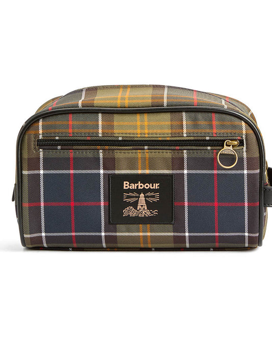 Barbour Tartan Mens Washbag - Classic/Beacon