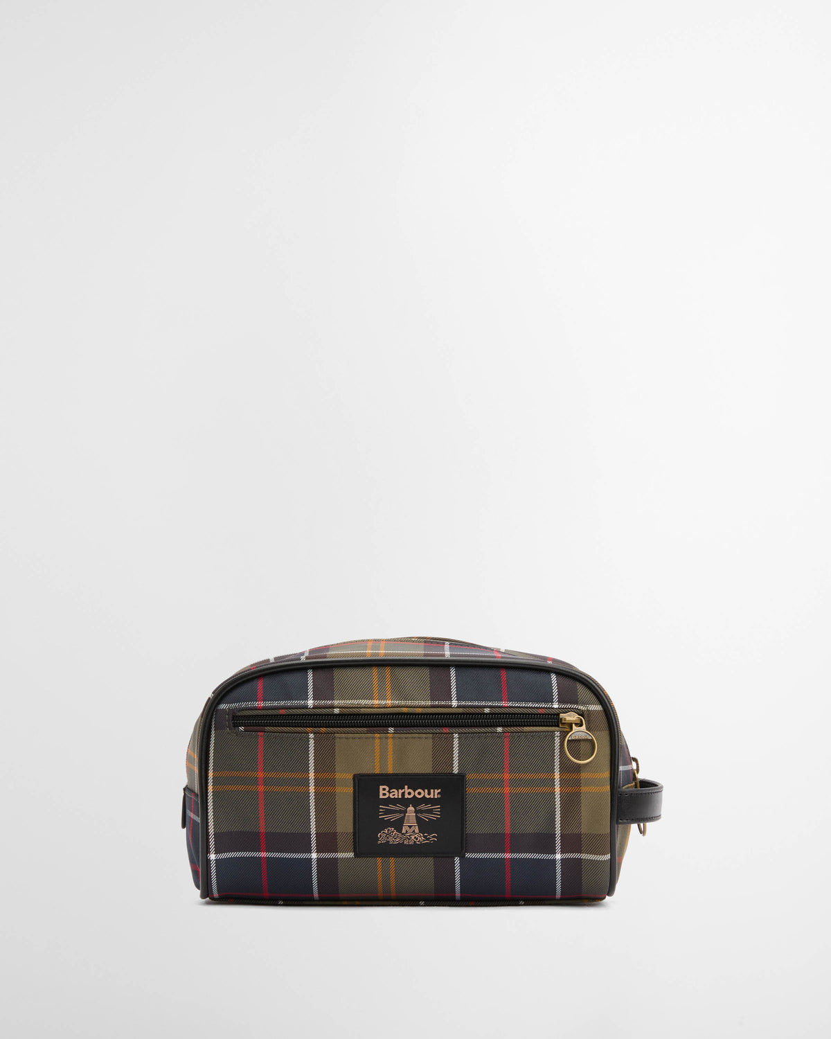 Barbour Tartan Mens Washbag - Classic/Beacon | CHO | Designer Mens Toiletry Bags