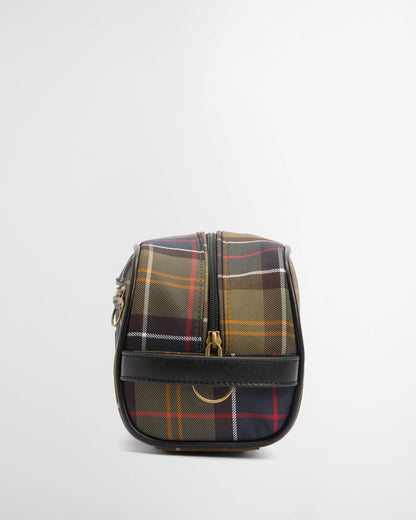Barbour Tartan Mens Washbag - Classic/Beacon | CHO | Designer Mens Toiletry Bags