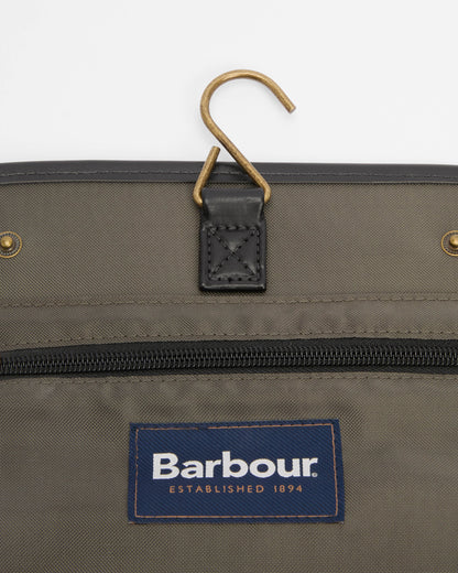 Barbour Tartan Hanging Mens Washbag - Classic/Beacon | CHO | Designer Mens Toiletry Bags