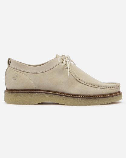 Oliver Sweeney Marana Calf Suede Mens Moccasin Shoes - Sand | CHO | Designer Mens Shoes