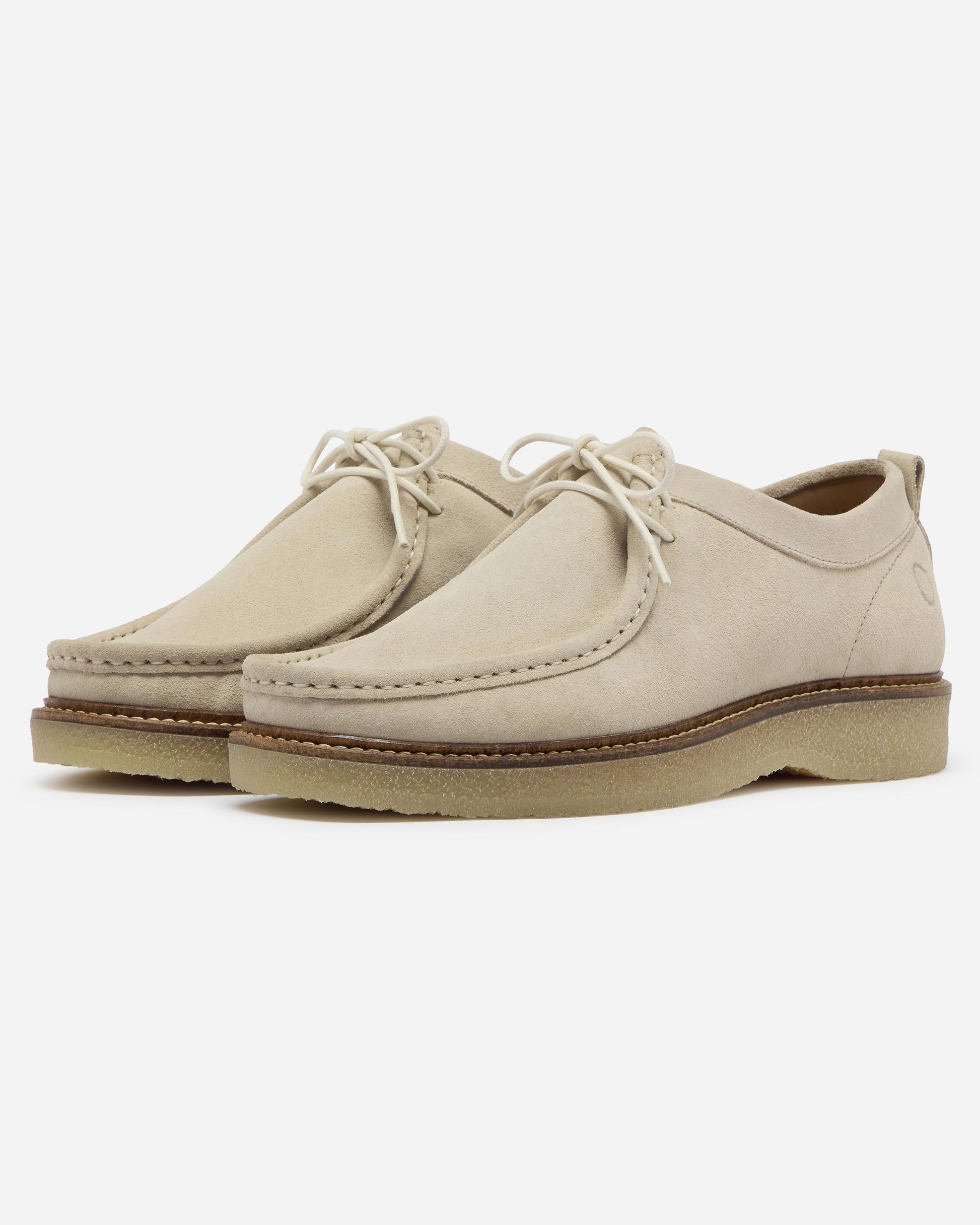 Oliver Sweeney Marana Calf Suede Mens Moccasin Shoes - Sand | CHO | Designer Mens Shoes
