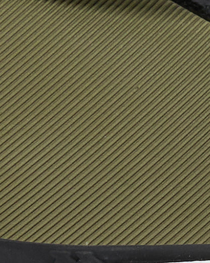 Barbour Oakdale Mens Flip Flops - Olive/Classic Tartan | CHO | Designer Mens Flip Flops