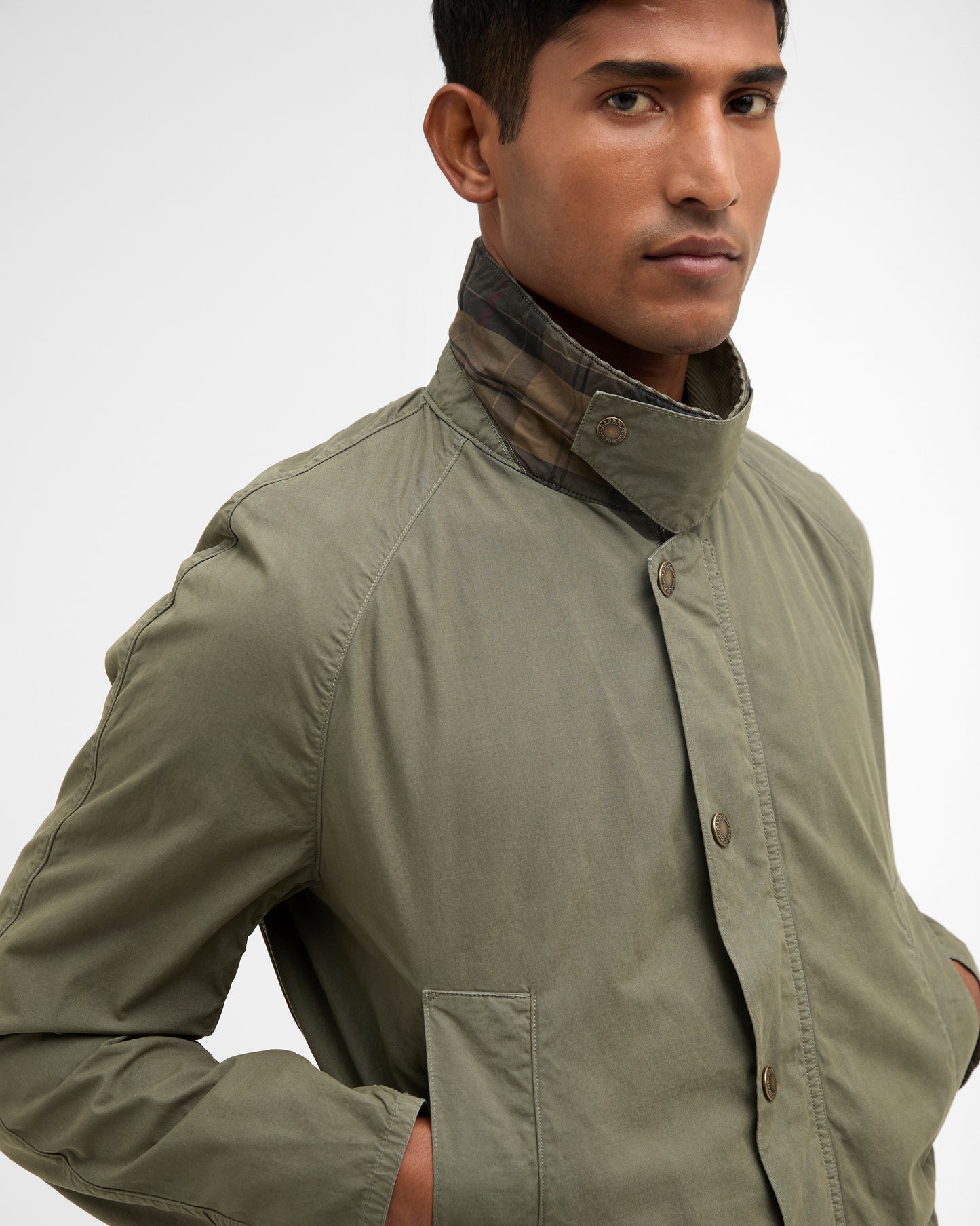 Barbour Ashby Mens Casual Jacket - Dusty Olive