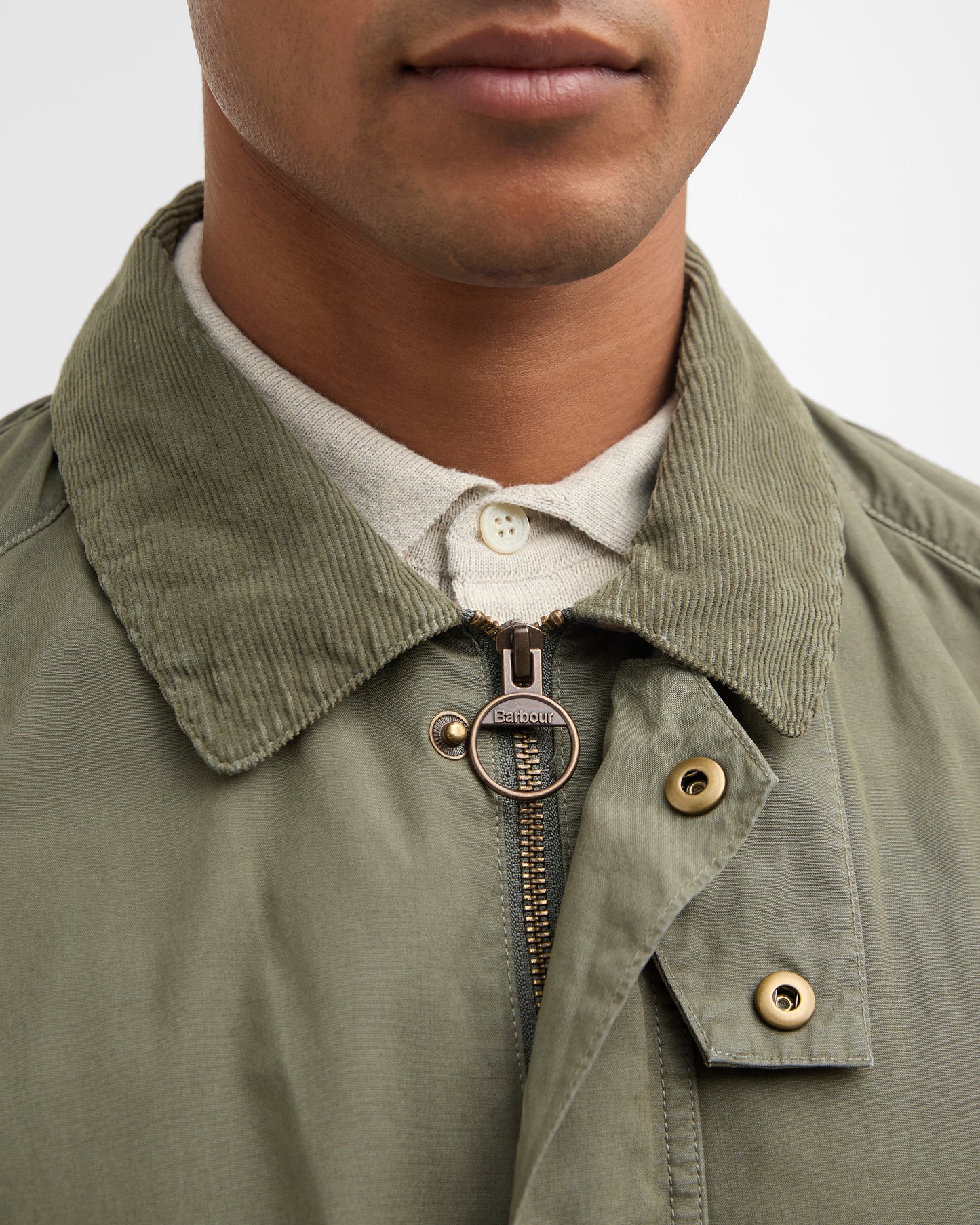 Barbour Ashby Mens Casual Jacket - Dusty Olive