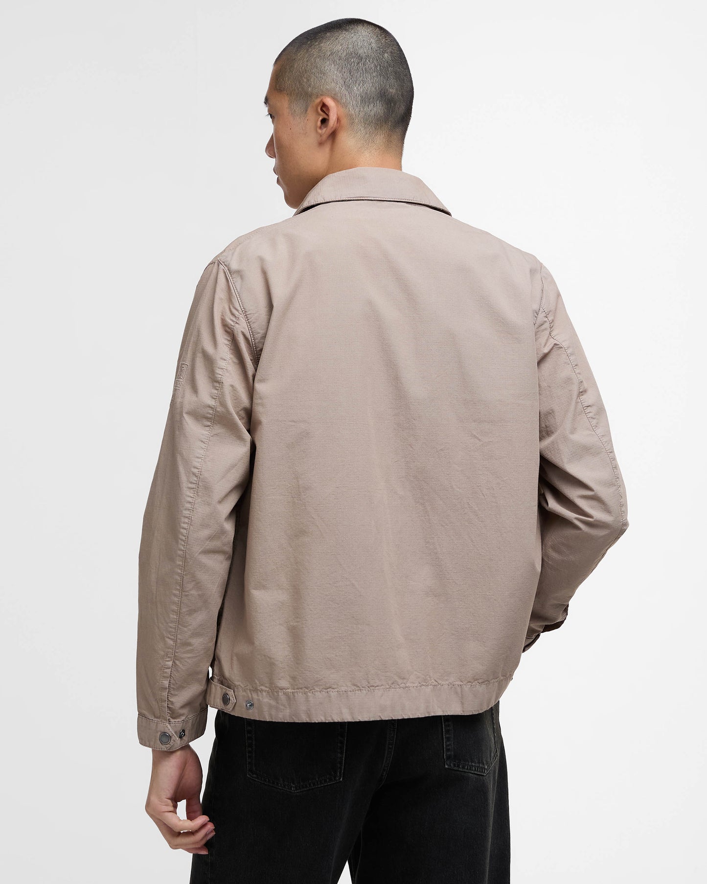 Barbour International Workers Mens Casual Jacket - Timberwolf | CHO | Designer Mens Light Jackets
