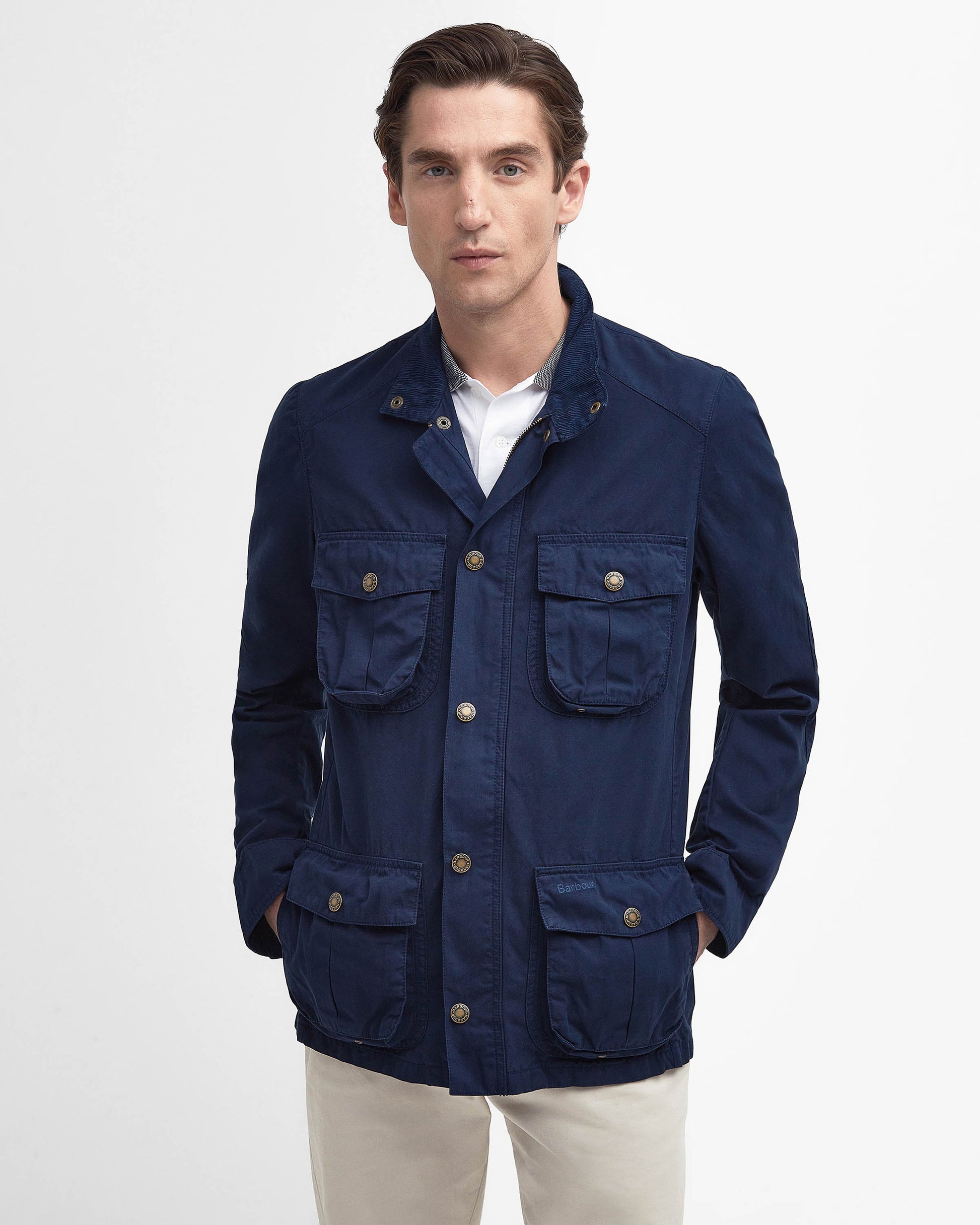 Barbour Corbridge Mens Casual Jacket - Navy | CHO | Designer Mens Casual Jackets