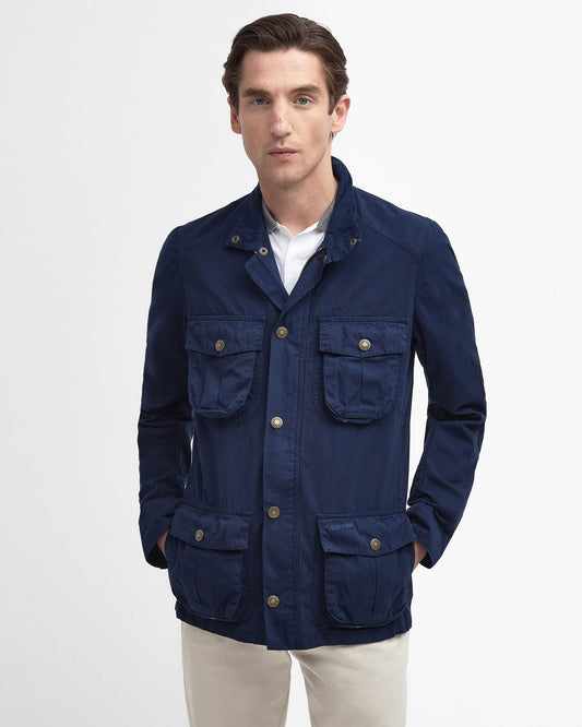 Barbour Corbridge Mens Casual Jacket - Navy | CHO | Designer Mens Casual Jackets