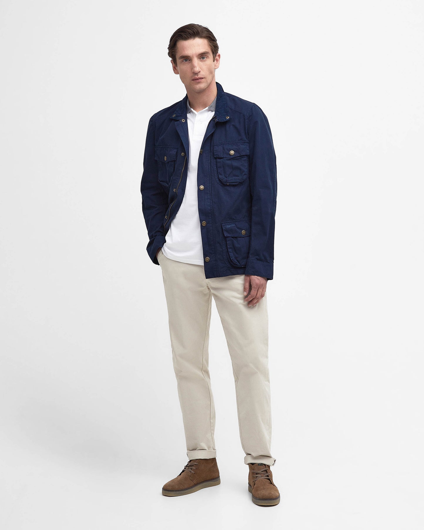 Barbour Corbridge Mens Casual Jacket - Navy | CHO | Designer Mens Casual Jackets