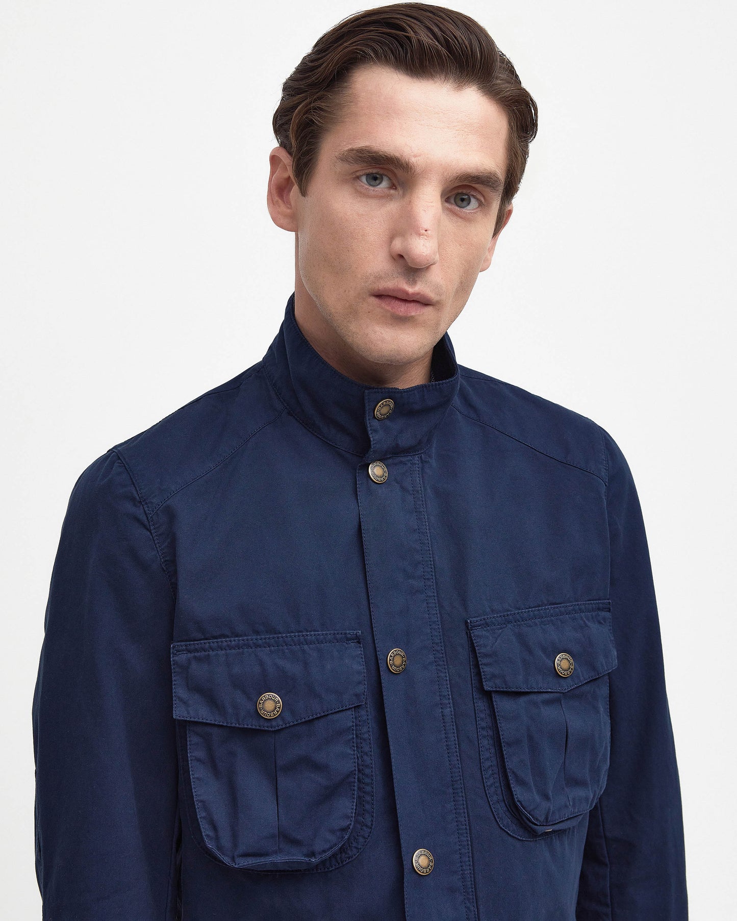 Barbour Corbridge Mens Casual Jacket - Navy | CHO | Designer Mens Casual Jackets