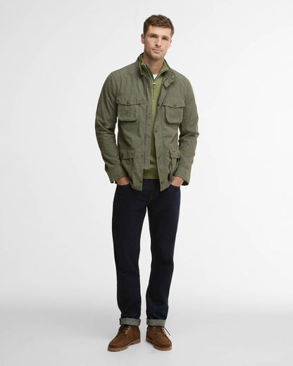Barbour Corbridge Mens Casual Jacket - Dusty Olive | CHO | Designer Mens Casual Jackets