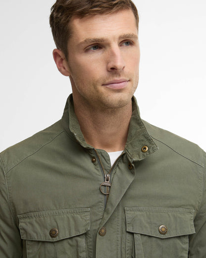 Barbour Corbridge Mens Casual Jacket - Dusty Olive | CHO | Designer Mens Casual Jackets