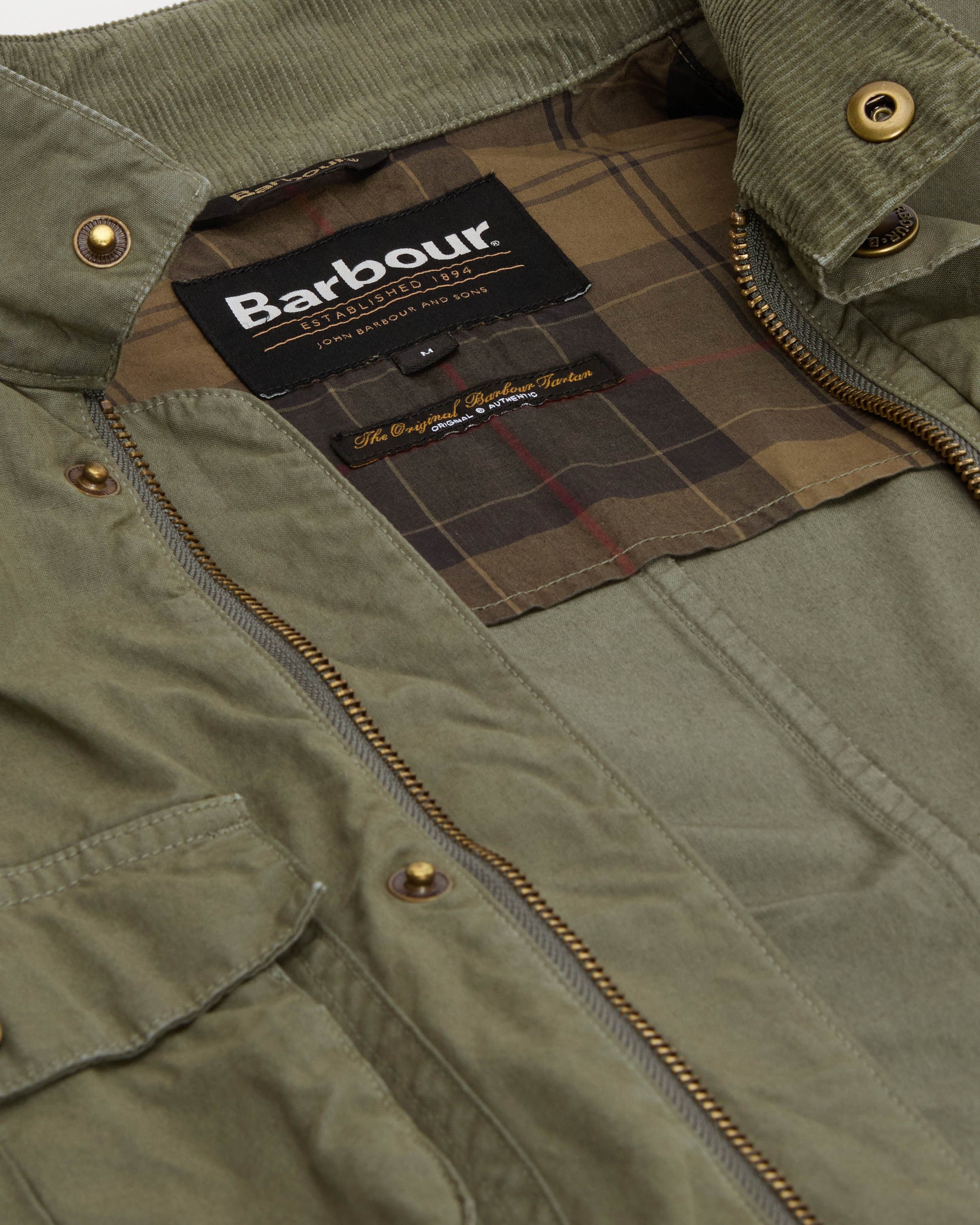 Barbour Corbridge Mens Casual Jacket - Dusty Olive | CHO | Designer Mens Casual Jackets