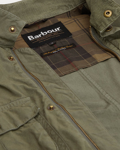 Barbour Corbridge Mens Casual Jacket - Dusty Olive | CHO | Designer Mens Casual Jackets
