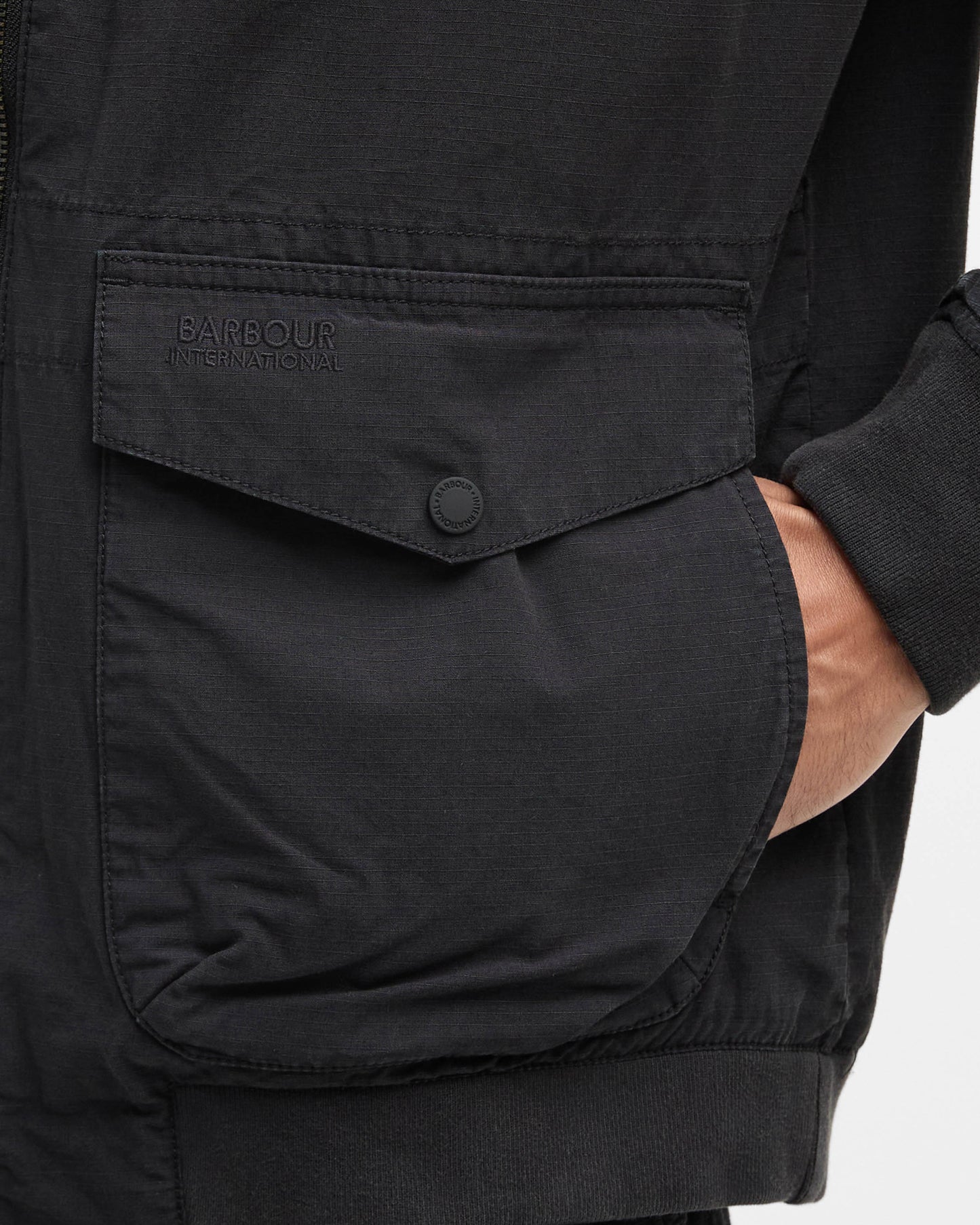 Barbour International Matley Mens Casual Jacket - Black | CHO | Designer Mens Casual Jackets
