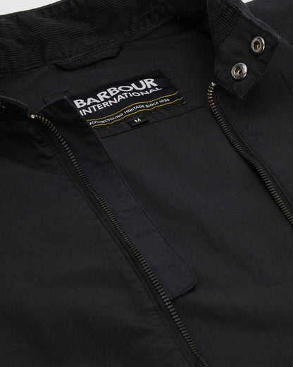 Barbour International Matley Mens Casual Jacket - Black | CHO | Designer Mens Casual Jackets