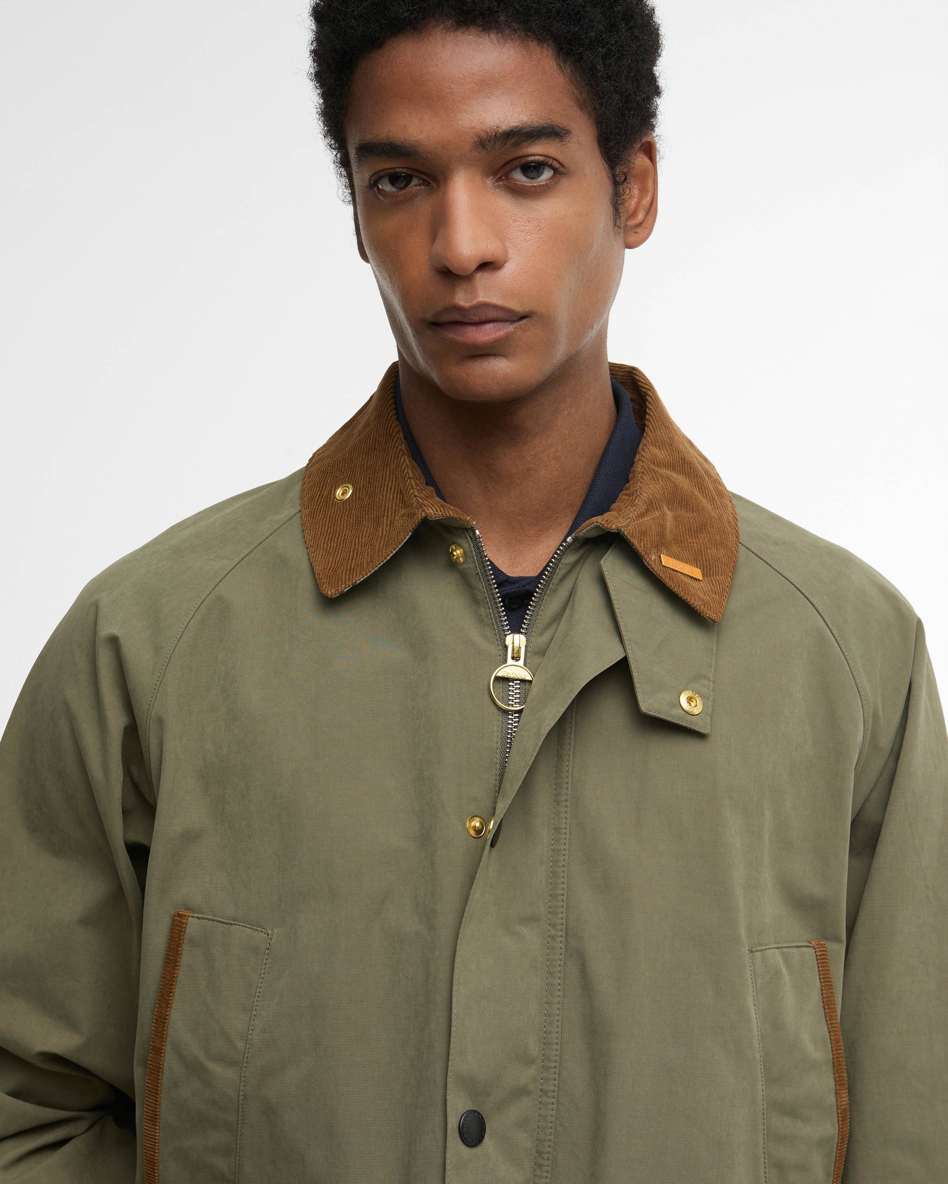 Barbour Icons Bedale Mens Casual Jacket - Fern | CHO | Designer Mens Casual Jackets
