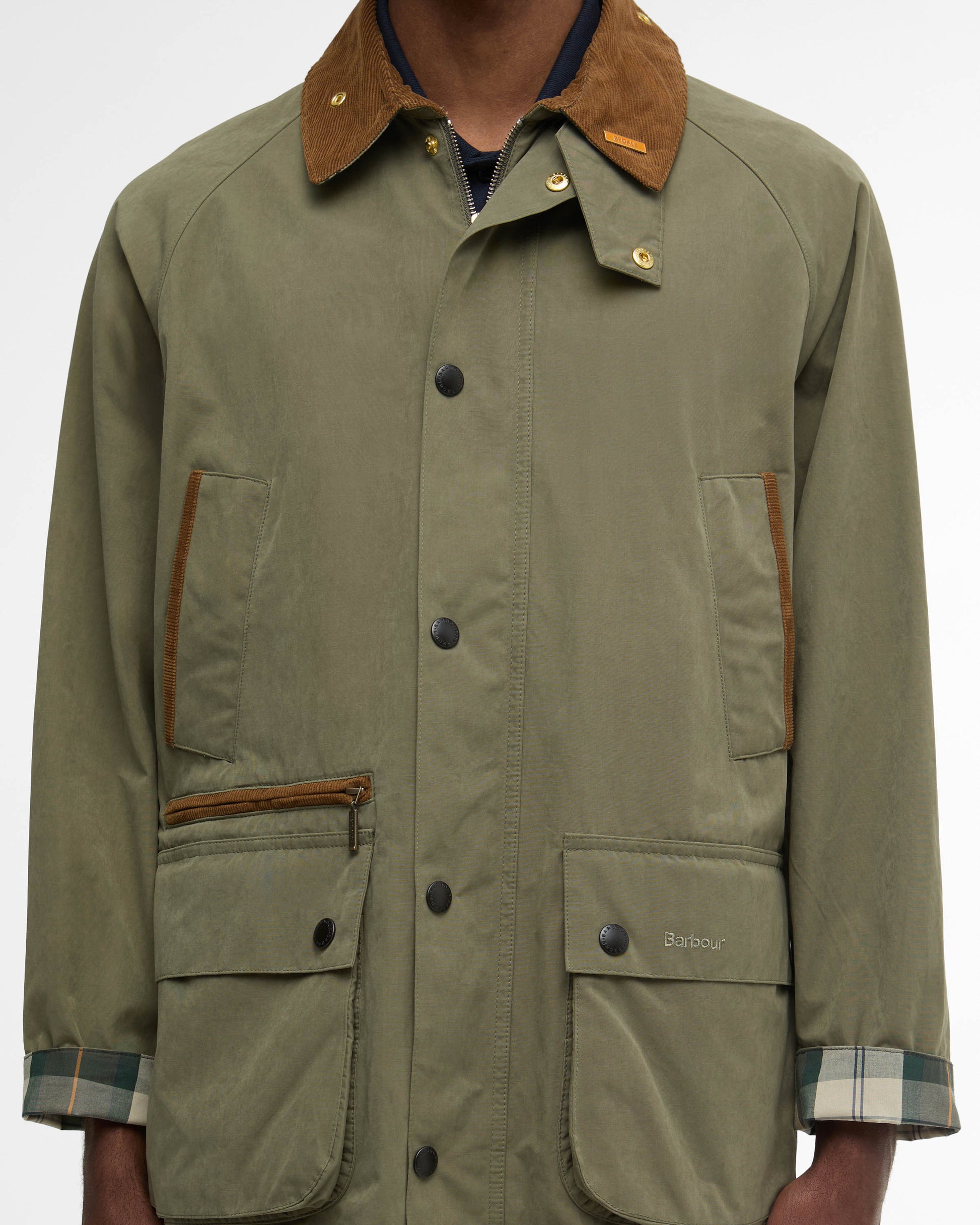 Barbour Icons Bedale Mens Casual Jacket - Fern | CHO | Designer Mens Casual Jackets