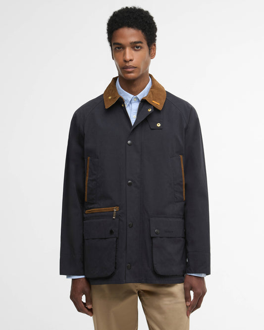 Barbour Icons Bedale Mens Casual Jacket - Navy | CHO | Designer Mens Casual Jackets