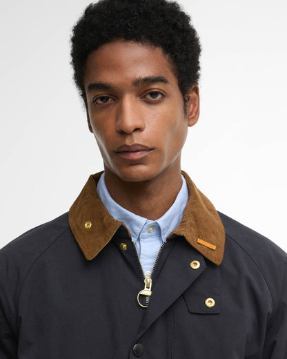 Barbour Icons Bedale Mens Casual Jacket - Navy | CHO | Designer Mens Casual Jackets