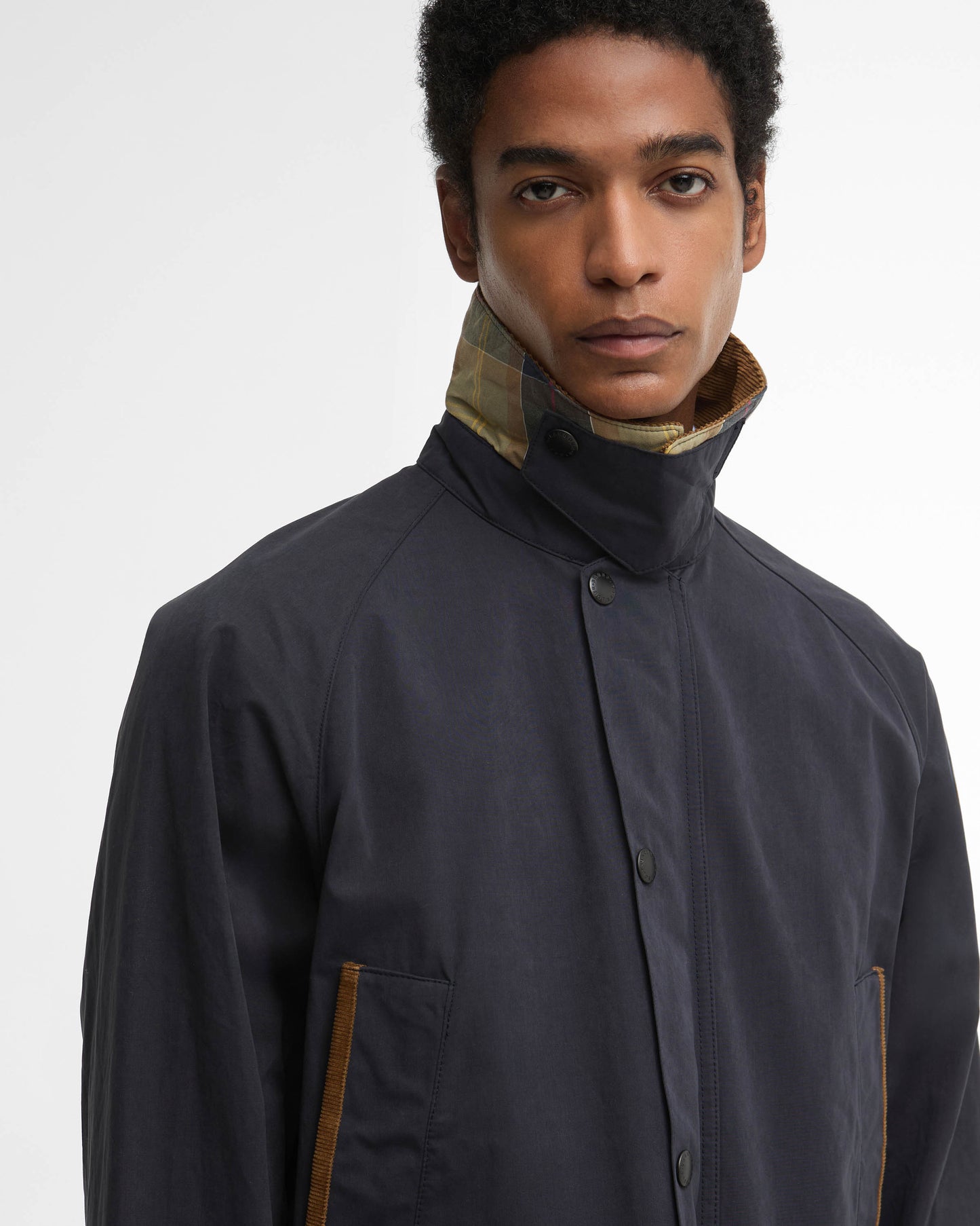 Barbour Icons Bedale Mens Casual Jacket - Navy | CHO | Designer Mens Casual Jackets
