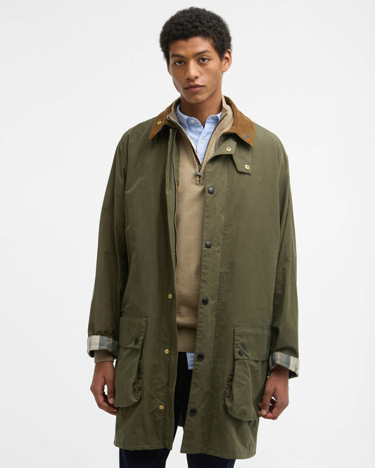 Barbour Icons Border Mens Casual Jacket - Ivy Green | CHO | Designer Mens Casual Jackets
