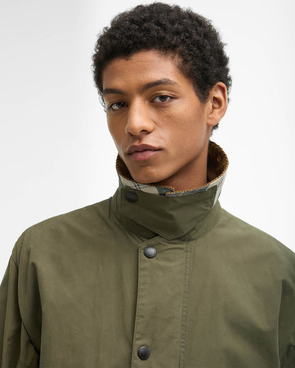 Barbour Icons Border Mens Casual Jacket - Ivy Green | CHO | Designer Mens Casual Jackets