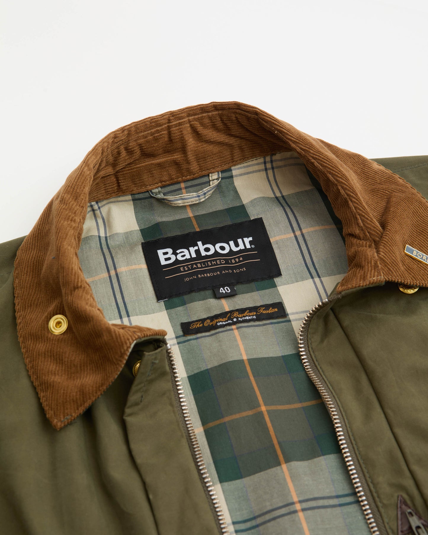 Barbour Icons Border Mens Casual Jacket - Ivy Green | CHO | Designer Mens Casual Jackets