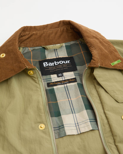 Barbour Icons Spey Mens Casual Jacket - Bleached Olive