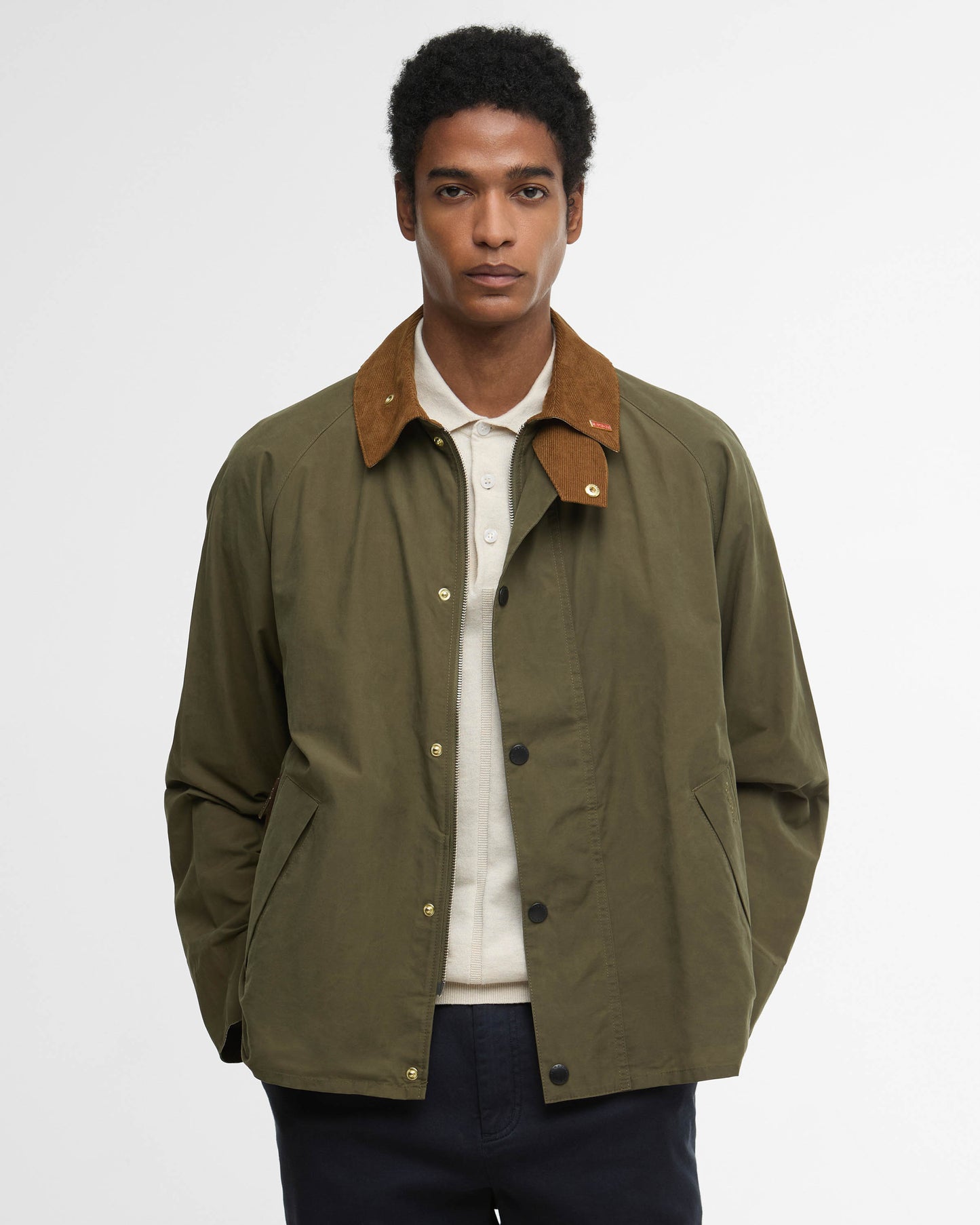 Barbour Icons Transport Mens Casual Jacket - Ivy Green | CHO | Designer Mens Casual Jackets