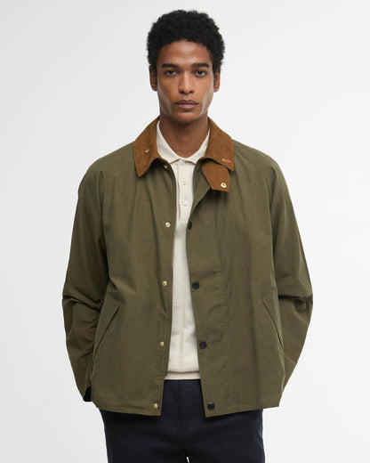 Barbour Icons Transport Mens Casual Jacket - Ivy Green | CHO | Designer Mens Casual Jackets