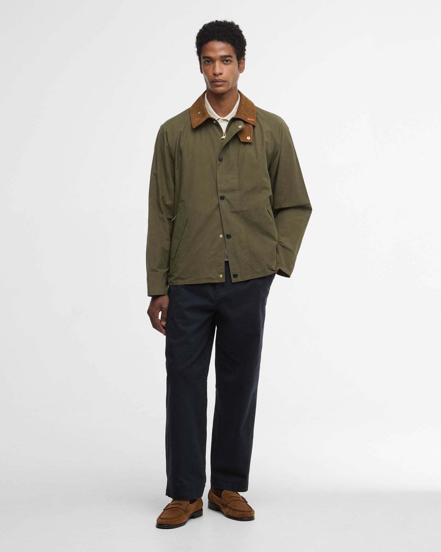 Barbour Icons Transport Mens Casual Jacket - Ivy Green | CHO | Designer Mens Casual Jackets