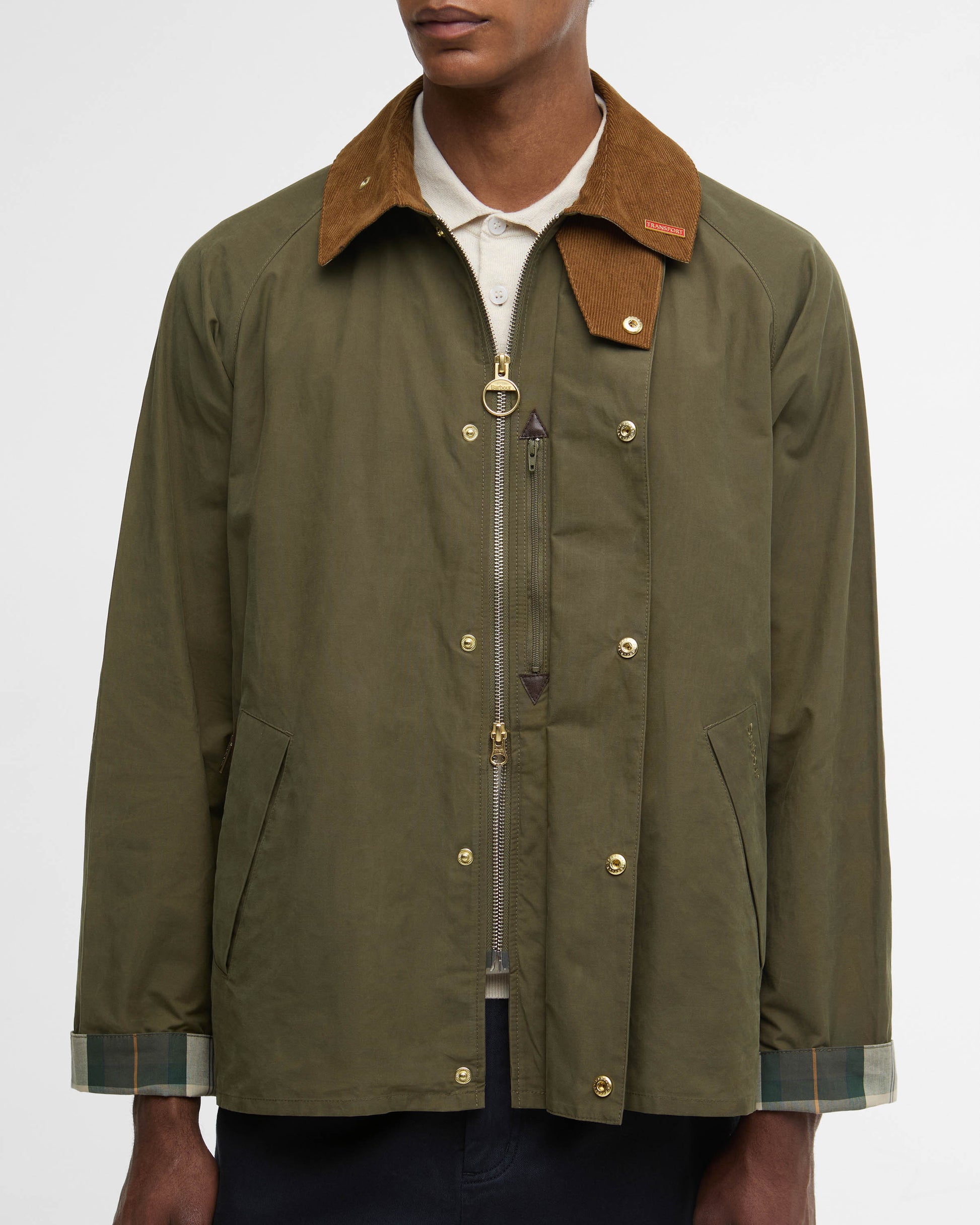 Barbour Icons Transport Mens Casual Jacket - Ivy Green | CHO | Designer Mens Casual Jackets