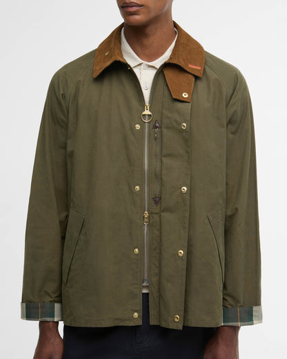 Barbour Icons Transport Mens Casual Jacket - Ivy Green | CHO | Designer Mens Casual Jackets
