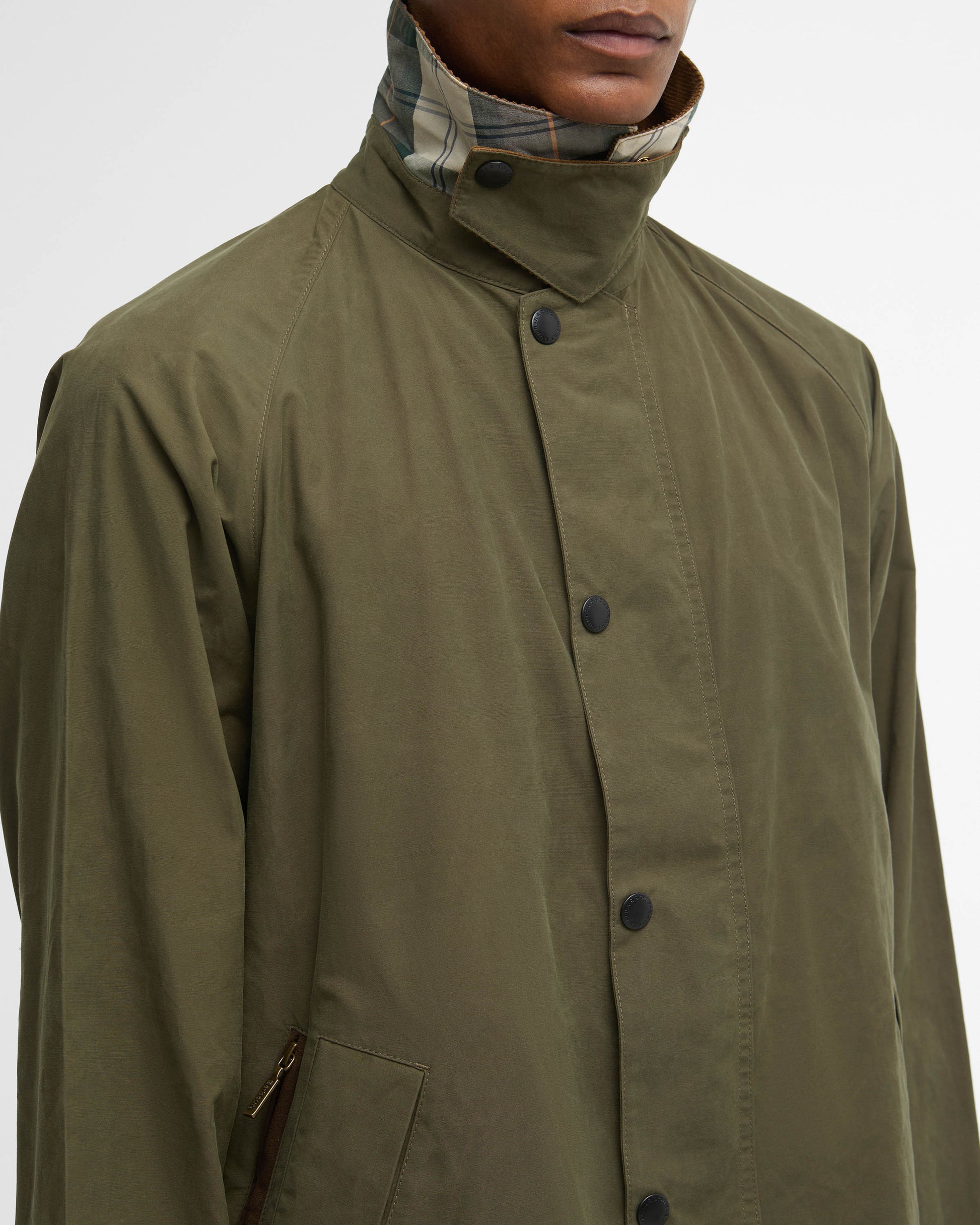 Barbour Icons Transport Mens Casual Jacket - Ivy Green | CHO | Designer Mens Casual Jackets
