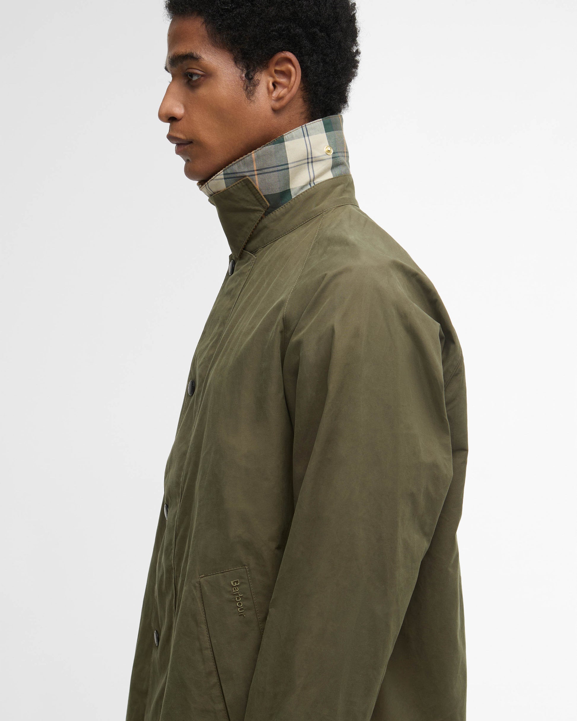 Barbour Icons Transport Mens Casual Jacket - Ivy Green | CHO | Designer Mens Casual Jackets