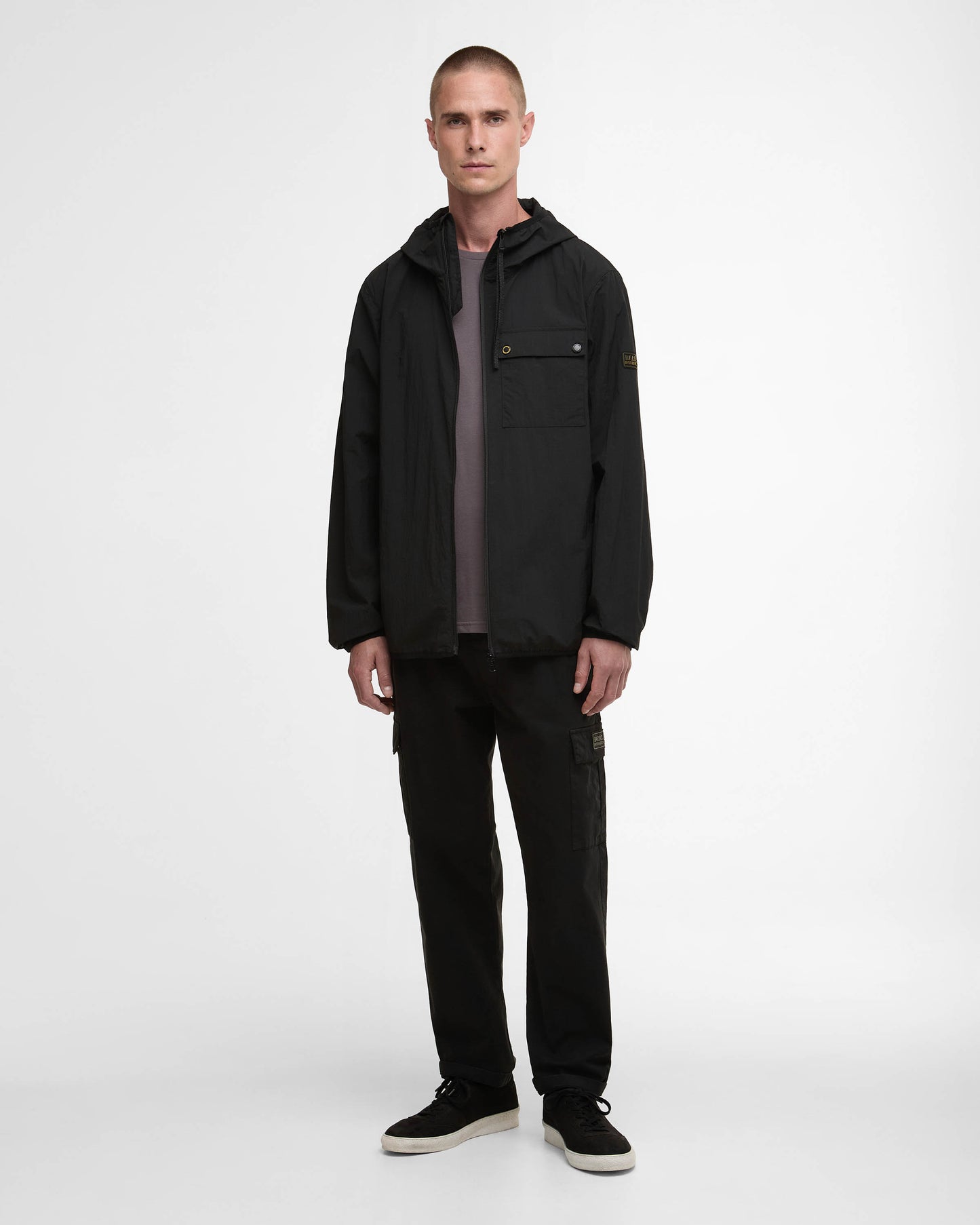 Barbour International Dalton Mens Casual Jacket - Black | CHO | Designer Mens Casual Jackets