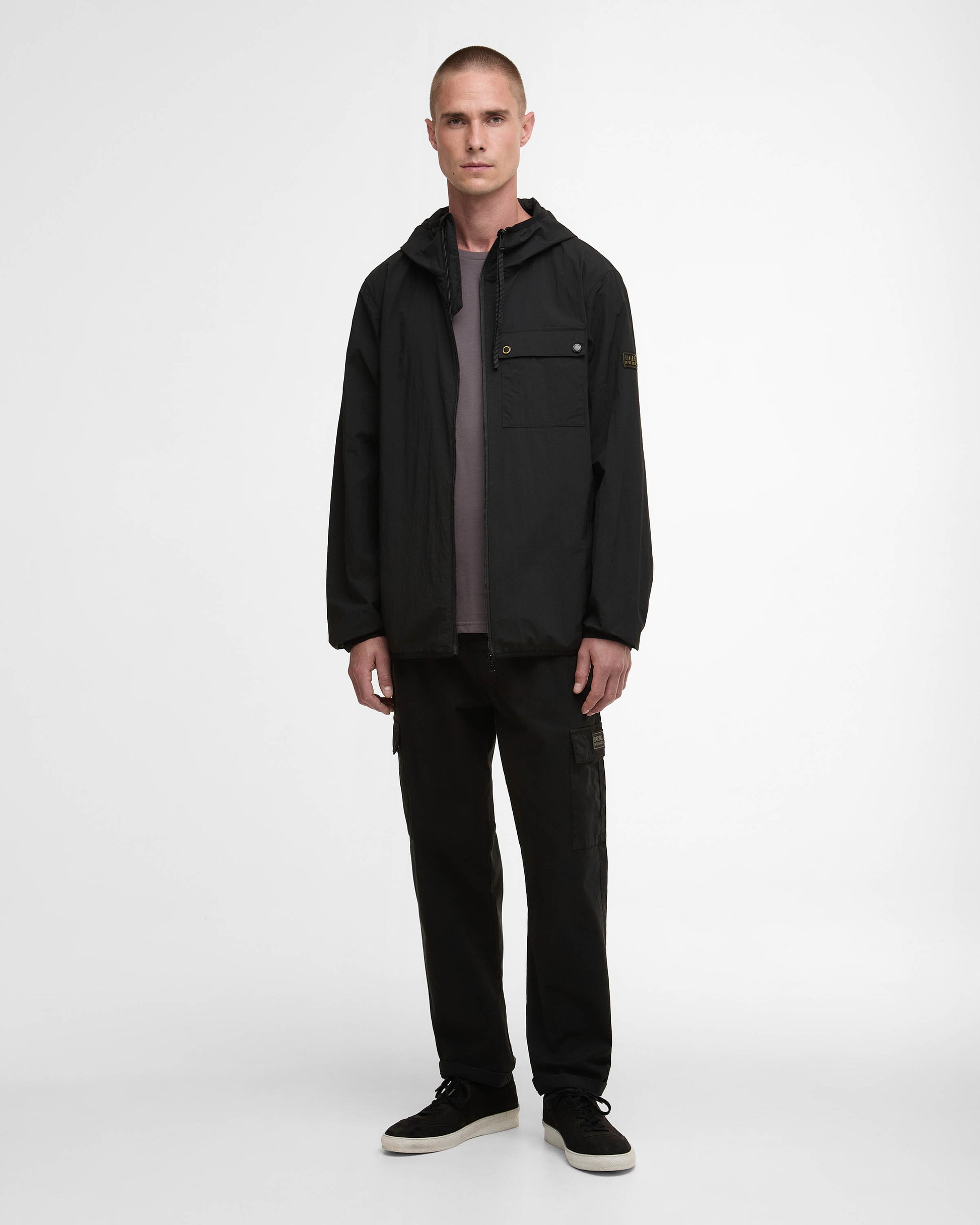 Barbour International Dalton Mens Casual Jacket - Black | CHO | Designer Mens Casual Jackets