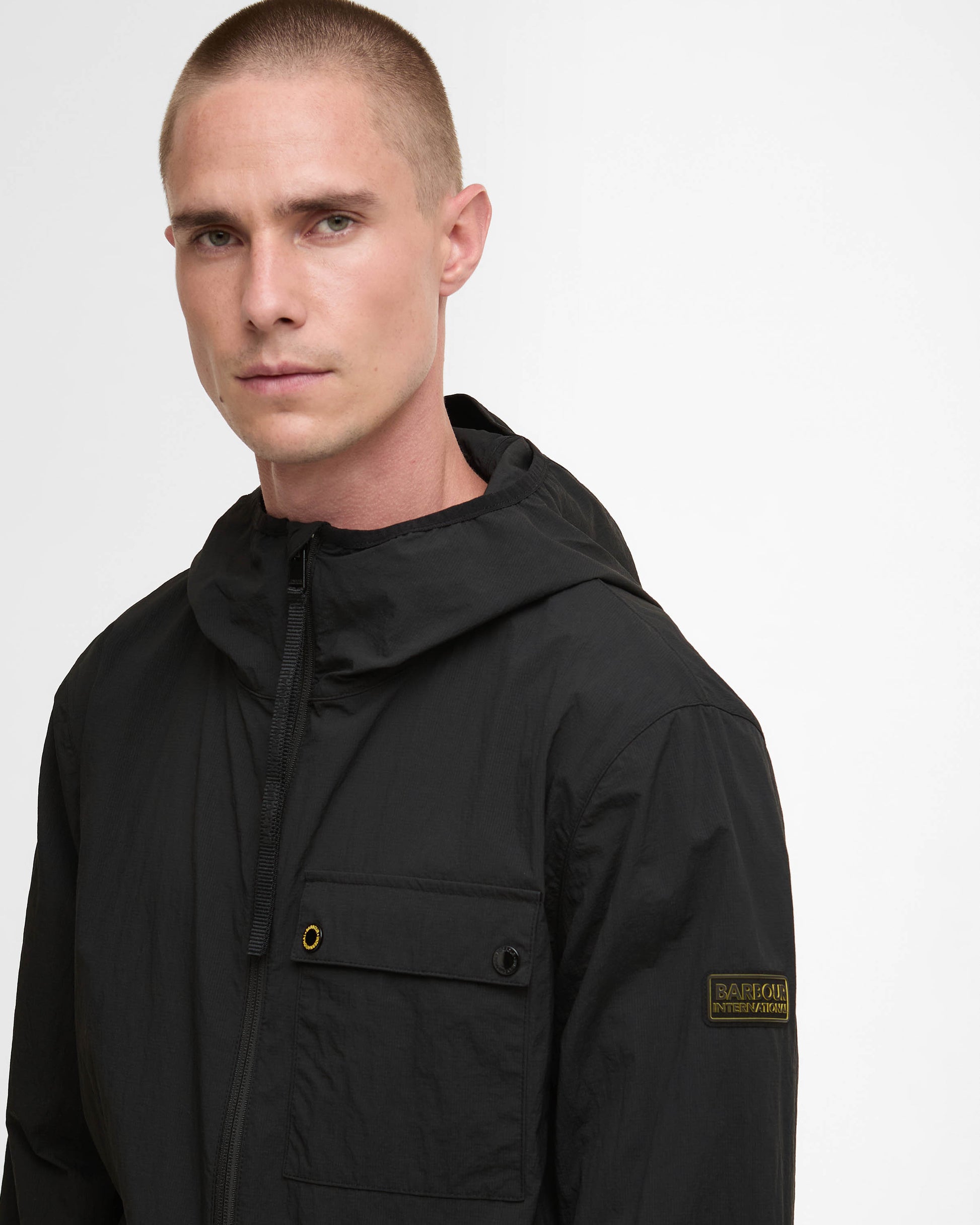 Barbour International Dalton Mens Casual Jacket - Black | CHO | Designer Mens Casual Jackets