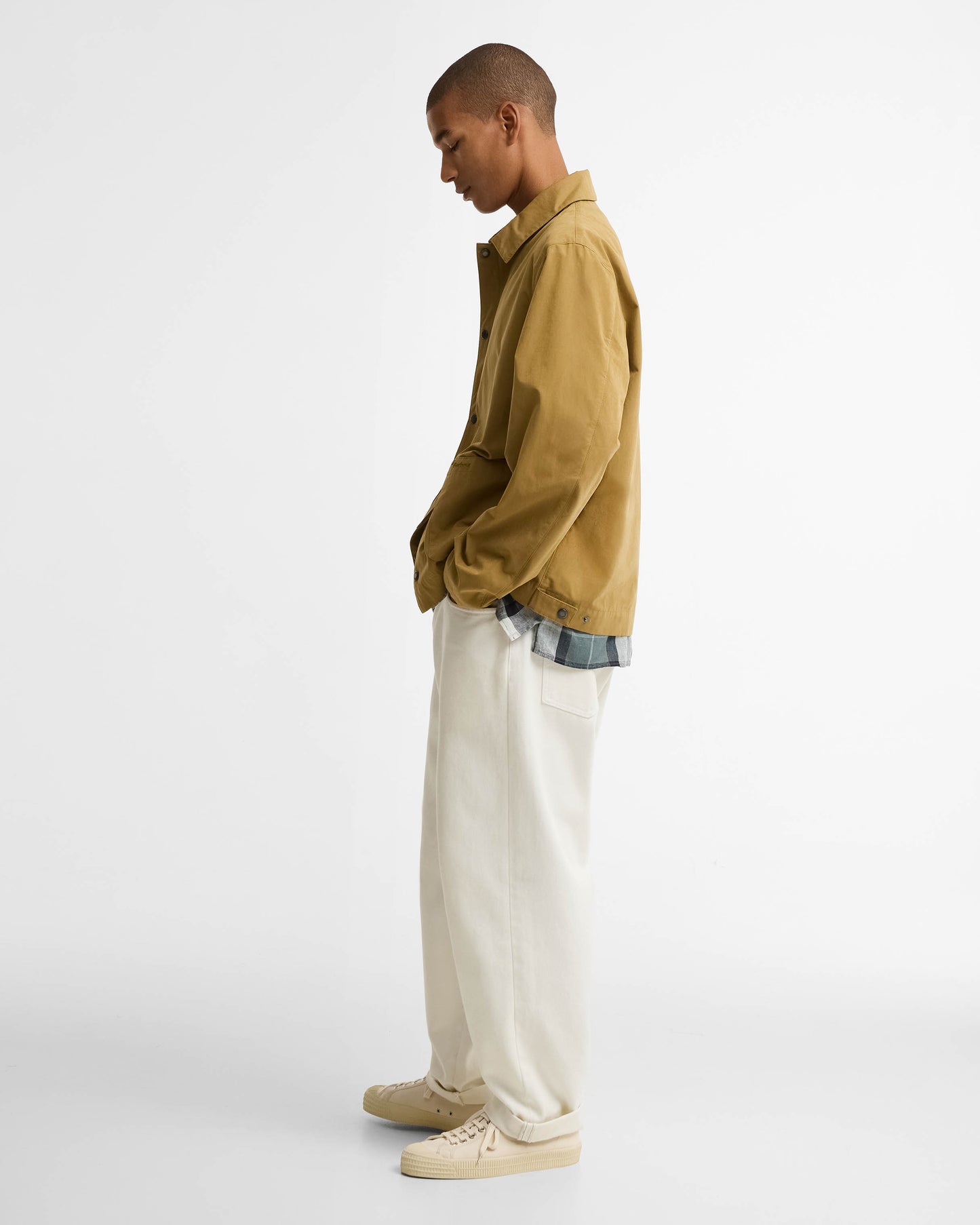 Barbour Bayfield Mens Casual Jacket - Camel | CHO | Designer Mens Jackets