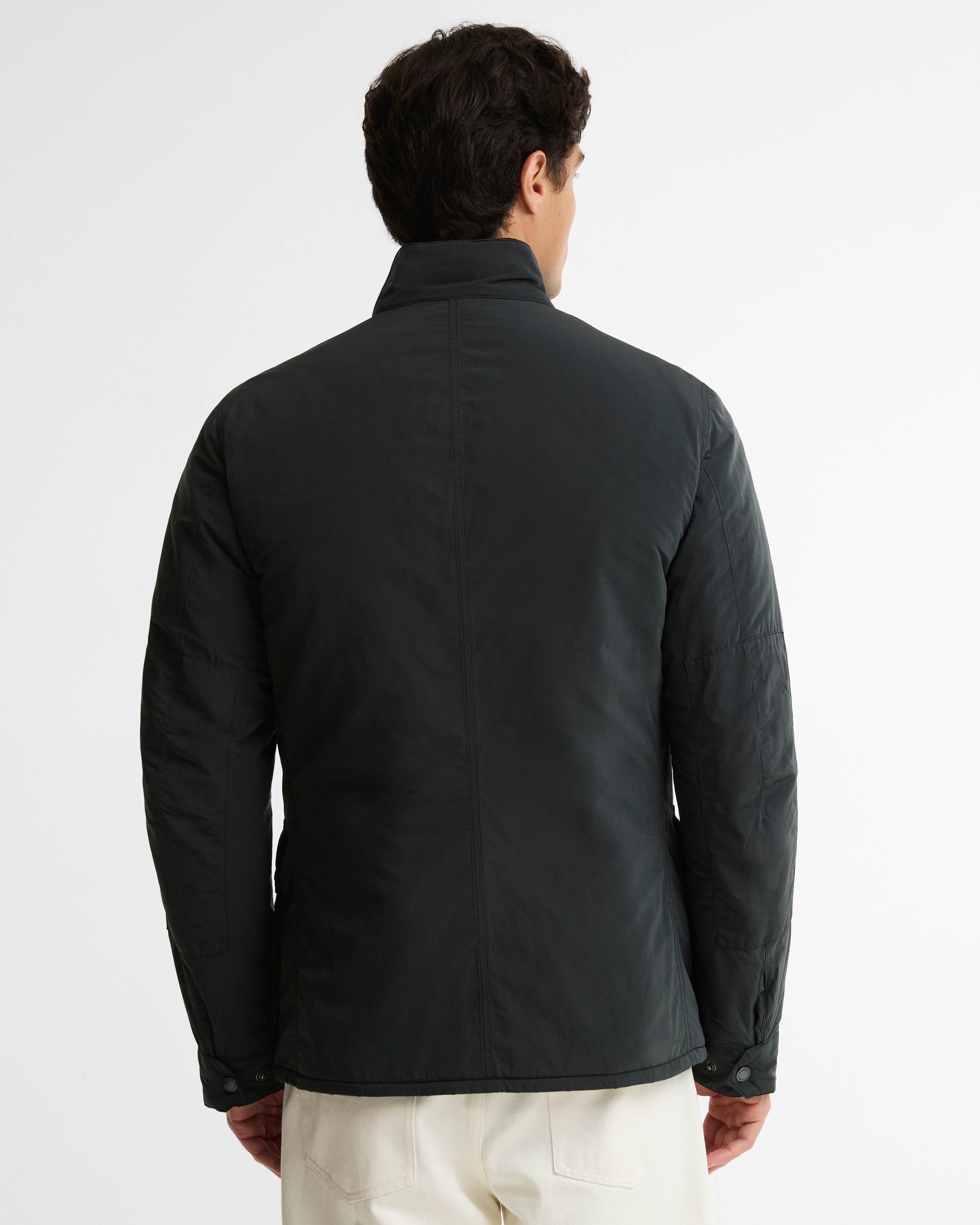 Barbour International Mens 90th Anniversary Duke Casual Jacket - Black | CHO | Designer Mens Jackets