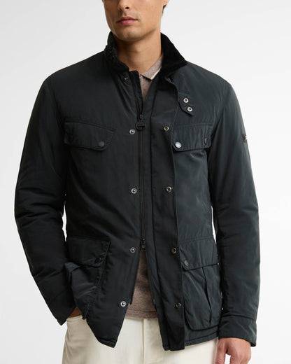 Barbour International Mens 90th Anniversary Duke Casual Jacket - Black | CHO | Designer Mens Jackets