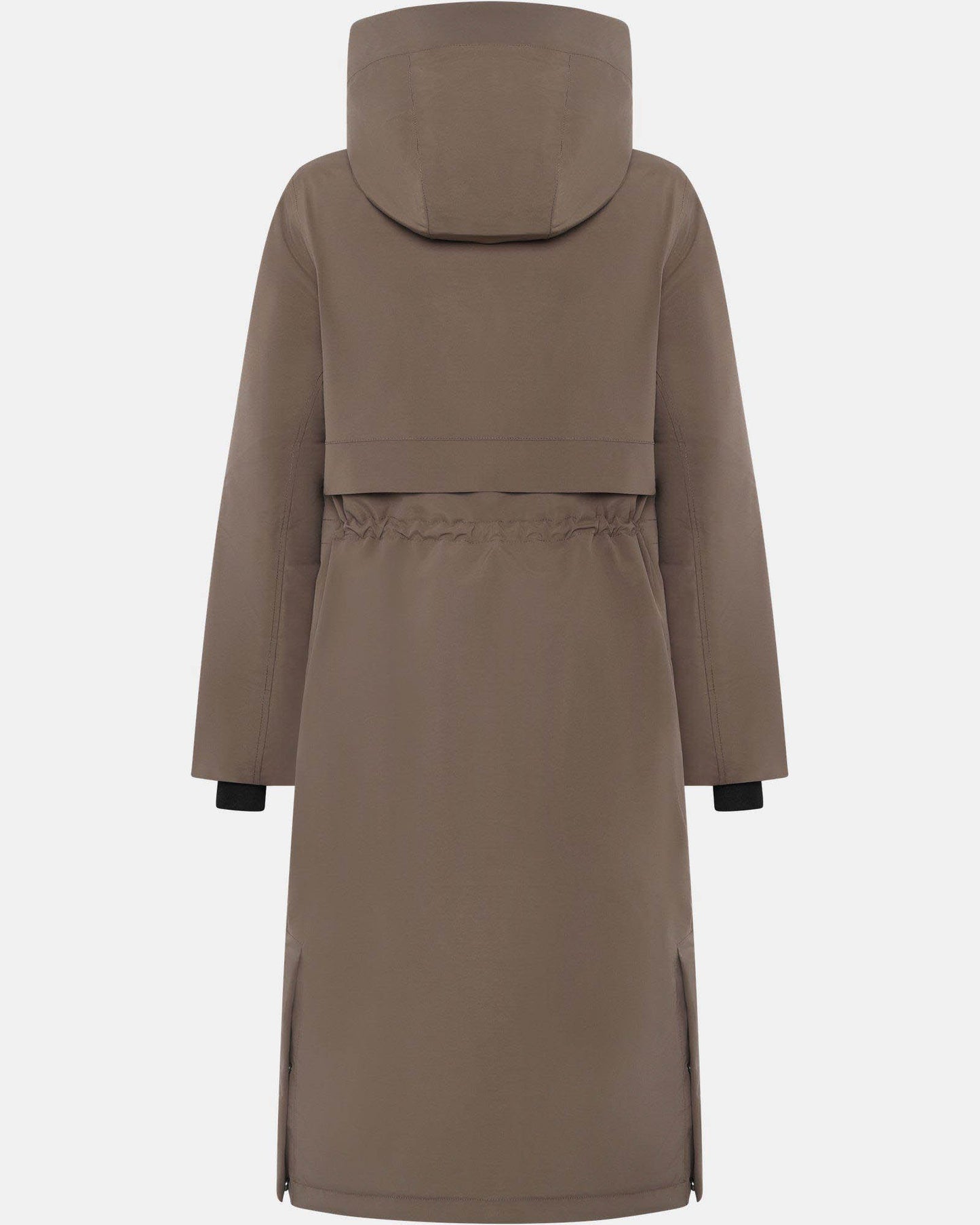 Didriksons Womens Melody Long Parka 2 - Mocha Brown F07 | CHO | Designer Womens Long Parkas